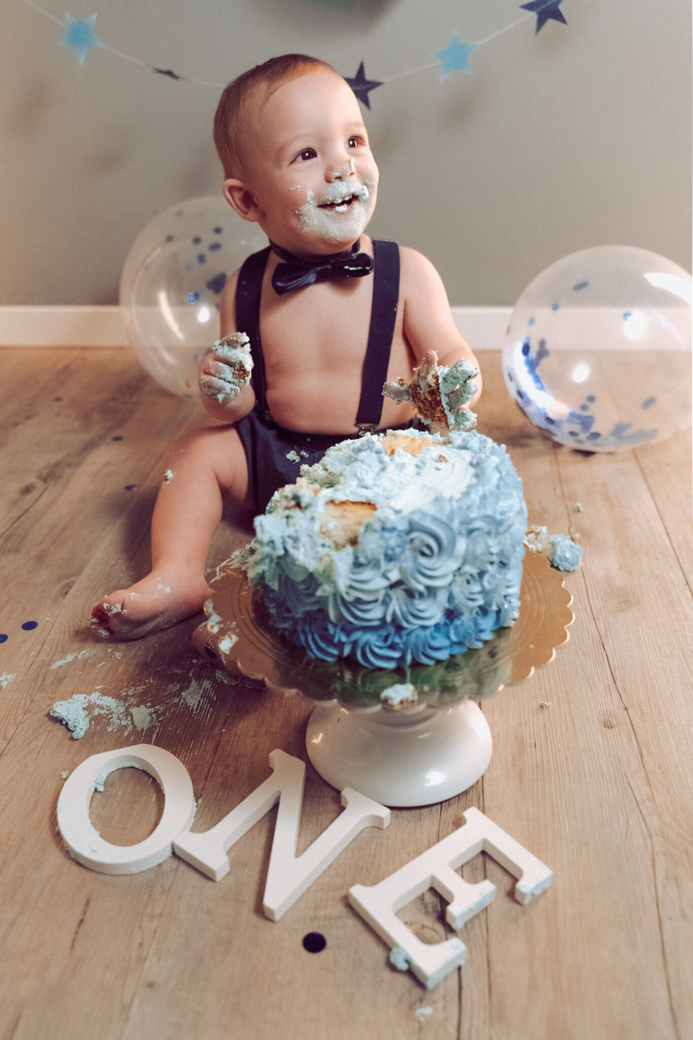 Smash cake primo compleanno in studio, BIG Photography, 2