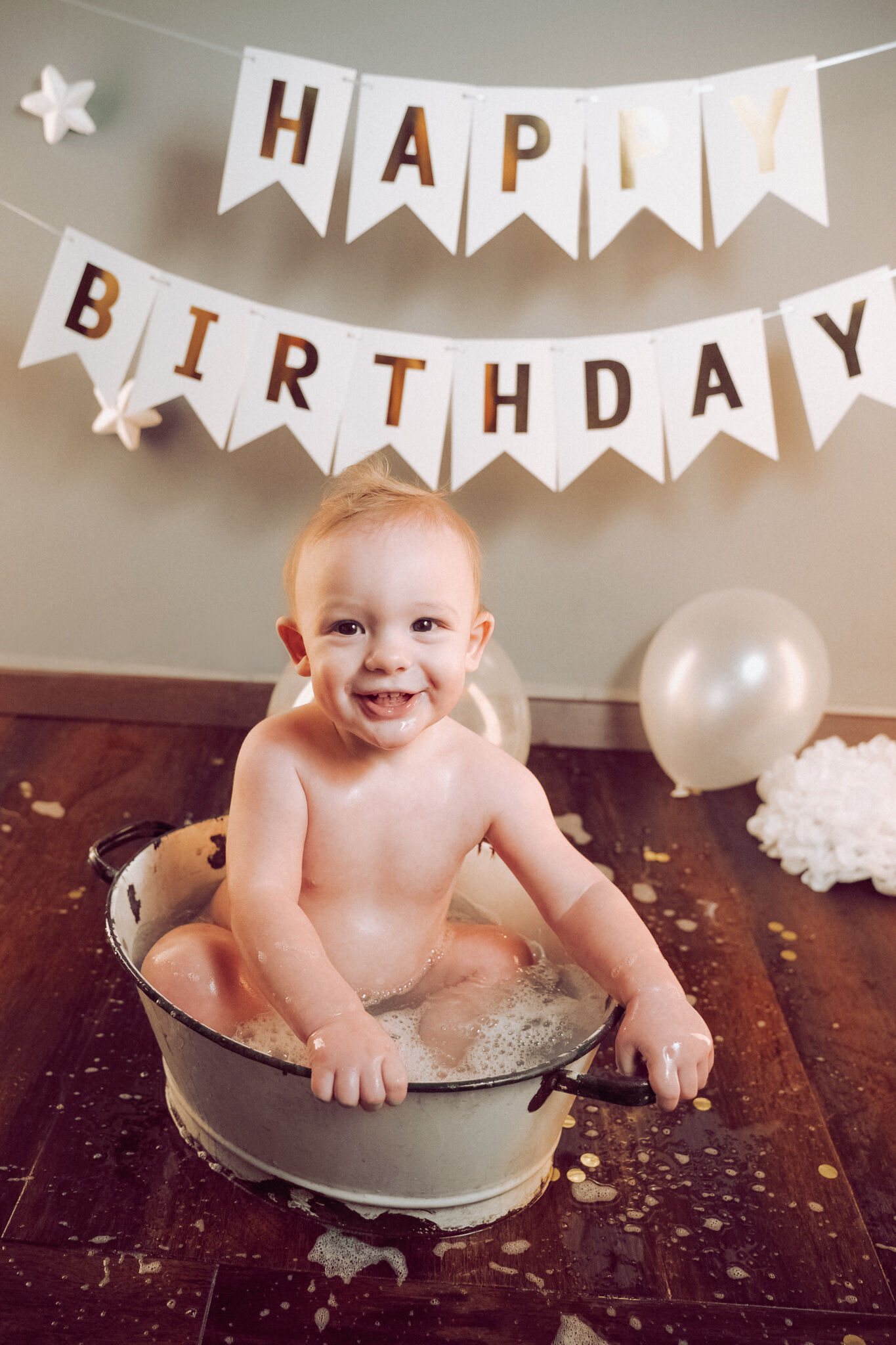 Smash cake primo compleanno in studio, BIG Photography, 3